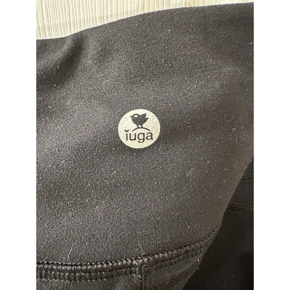 IUGA Black High Waist Yoga Pants with Pockets - Size M - Picture 5 of 5
